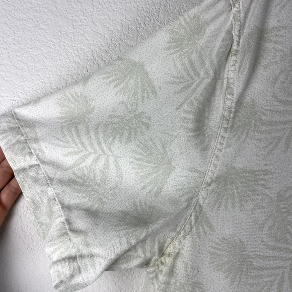 Nat Nast Luxury Originals Hawaiian Silk Blend Shirt Mens Large Green Tropical - Picture 9 of 14